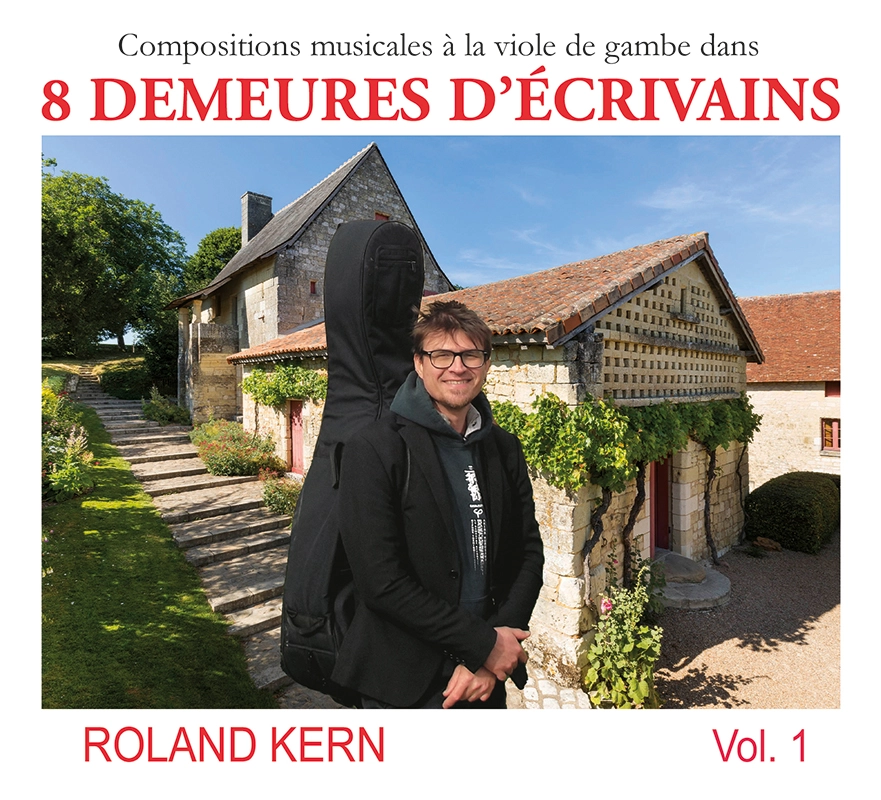 Album 8 demeures d'écrivains de Roland Kern