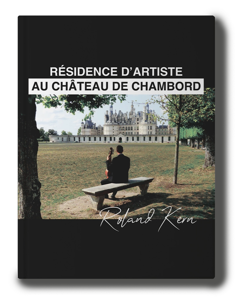 écriture du livre "résidence d'artiste au château de Chambord"